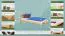 Children's or Youth Bed Solid Pine Wood Natural A5 | 90 x 200 cm | Includes Slatted Frame