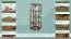 Corner Shelf Solid Pine | Oak-Colored | 163 x 74 x 60 cm | 4 Compartments | Modern Design