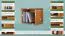 Wall Shelf Solid Pine Wood | Rustic Oak Finish | Junco 335 | 30 x 40 x 24 cm