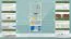 White Lacquered Solid Pine Shelf Junco 54A | Modern Design | 200 x 80 x 30 cm | 5 Tiers