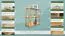 Solid Pine Wood Shelf Natural | Junco 57B | 86 x 70 x 30 cm | 3-Tier Storage Unit