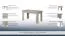 Extendable dining table Bargny 02, Colour: Oak Sonoma - 120-160 x 70 cm (W x D)