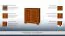 Chest of drawers Dahra 11, Colour: Oak Brown - 94 x 90 x 45 cm (h x w x d)