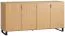 Patitas 04 Dresser | Oak Finish | 78 x 160 x 47 cm | Modern Industrial Storage