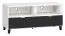 TV Base Cabinet Vacas 10 | White / Black | 56 x 120 x 47 cm | Modern Soft Touch Finish