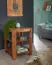 Very Small Solid Sheesham Wood Shelf | 2 Compartments | 60 x 44 x 44 cm | Handmade Design