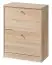 Shoe cabinet Zuwara 01, Colour: Sonoma Oak - Measurements: 79 x 60 x 29 cm (H x W x D)