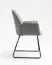 Chair Maridi 268, Colour: Grey - Measurements: 91 x 59 x 63 cm (H x W x D)