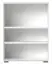 Shoe cabinet Garim 49, Colour: White high gloss - Measurements: 101 x 76 x 35 cm (H x W x D)