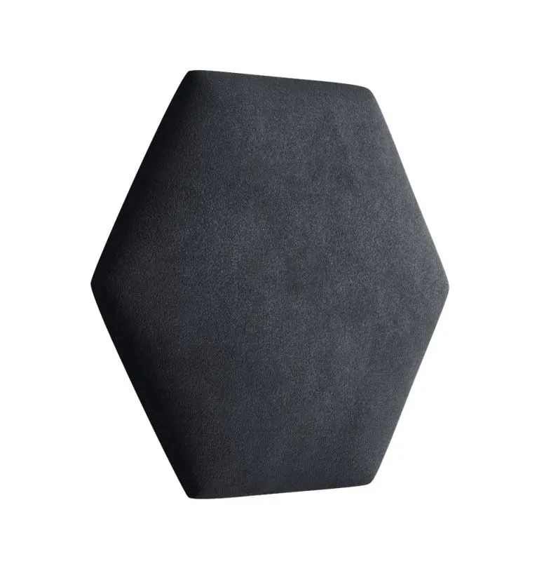 Black Velour Upholstery Panels Set of 10 | 35 x 40.5 cm | Easy-Clean S.I.C. Technology