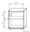 Bedside cabinet Rabaul 21, colour: Sonoma oak - Measurements: 50 x 42 x 40 cm (H x W x D)