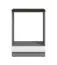Pluna Base Unit for Built-In Appliances | Graphite Grey & White High Gloss | 82 x 55 x 60 cm