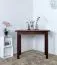 Solid Pine Table Walnut Finish Junco 226B | 50 x 90 cm | Modern Rectangular Design | Robust Craftsmanship
