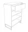 Shoe Cabinet Albondon 10 | Oak / Anthracite | 92 x 71 x 35 cm | Modern Storage Solution