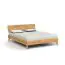 Double bed Timaru 01 solid oiled Wild Oak - Lying area: 160 x 200 cm (w x l)