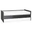 Children bed / Kid bed Marincho 85 incl. drawer, Colour: Black / White - Lying area: 90 x 200 cm
