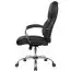 Executive chair with integrated lumbar support Apolo 107, color: black / chrome, suitable for up to 8h sitting time
