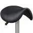 Comfortable saddle stool Apolo 124, color: black, height adjustable up to 12 cm