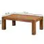 Living room table made of Sheesham solid wood Apolo 158, color: Sheesham - Dimensions: 40 x 60 x 110 cm (H x W x D), with unique wood grain