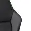 Comfort TV armchair with stool Apolo 54, color: black / grey, 360° rotatable