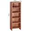 CD shelf made of Sheesham solid wood, color: Sheesham - Dimensions: 90 x 30 x 17 cm (H x W x D), suitable for approx. 100 CDs
