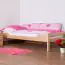 Children's bed / kid bed "Easy Premium Line" K1/1n, solid beech wood, nature - measurements: 90 x 200 cm