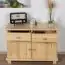 Chest of drawer / Night Dresser Pine solid wood Nature 026 - Dimensions 55 x 80 x 35 cm (H x W x D)