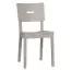 Chair solid oak, Colour: Grey - Measurements: 86 x 43 x 50 cm (H x W x D)