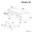 Children's bed / Kid bed Dennis 16 incl. 2nd couchette and drawer, Colour: Ash / White - Lying surface: 80 x 200 cm (W x L)