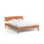 Single bed / Guest bed Kapiti 04 solid oiled beech - Lying area: 140 x 200 cm (w x l)