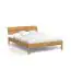 Double bed Kapiti 04 solid oiled Wild Oak - Lying area: 160 x 200 cm (w x l)
