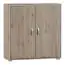 Chest of drawers Cianjur 07, Colour: Oak / White - Measurements: 108 x 105 x 40 cm (H x W x D)