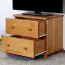 Chest of drawers / Bedside table solid pine wood, Alder colours Junco 153 - Measurements: 55 x 60 x 40 cm (H x W x D)