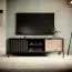 Living room complete - Set C Fouchana, 5 pieces, Colour: Black / Oak Artisan