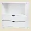 Shelf solid pine wood, White Junco 49 W - 83 x 82 x 41 cm (H x W x D)