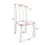 Chair Maridi 248, Colour: Light Grey - Measurements: 97 x 47 x 54 cm (H x W x D)