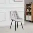 Chair Maridi 282, Colour: Light Grey - Measurements: 88 x 53 x 55 cm (H x W x D)