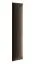 Set of 10 Upholstery Panels | Dark Brown Velour Cover | 60 x 15 cm | Easy-Clean S.I.C. Technology