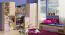 Children's room - Wardrobe Dennis 03, Colour: Ash Purple - Measurements: 188 x 35 x 40 cm (h x w x d)