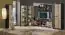 TV - base cabinet Sichling 03, frame left, Colour: Oak Brown - Measurements: 51 x 120 x 46 cm (H x W x D)