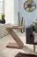 Z-Shaped Side Table | Solid Acacia Wood | Handmade | Acacia Color | 59 x 30 x 44 cm