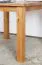Solid Pine Dining Table | Alder Color | Junco 239C | Angular | 100 x 100 cm