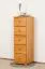 Solid Pine Wood Dresser | Alder Tones | Junco 142 | 123 x 40 x 42 cm | 5 Spacious Drawers