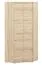 Corner Wardrobe Mochis 04 | Hinged Door Cabinet | Sonoma Oak Light | 2 Doors | 6 Compartments | 200 x 82 x 82 cm