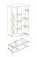 Narrow Chest of Drawers Ringerike 15 | 3 Compartments | Anthracite & Oak Artisan | 96 x 60 x 32 cm