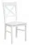 Chair Gyronde 22, solid beech wood, White lacquered - 94 x 43 x 44 cm (H x W x D)