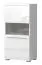 Display Case Garim 11 | White High Gloss | 123 x 60 x 40 cm | Glass Door & Shelves | Soft Close | LED Lighting
