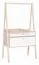 Chest of Drawers with Changing Unit Hildrid 03 | Acacia / White | 185 x 98 x 64 cm | Modern Nursery Storage