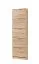 Shoe Cabinet with Five Hinged Doors Veliko 05 | Sonoma Oak Finish | ABS Edges | 5 Compartments | 191.5 x 58 x 18 cm | Modern Design