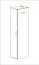 Elegant Raudberg 12 Cabinet | Black | 170 x 40 x 29 cm | Four Compartments | Modern Push-to-Open